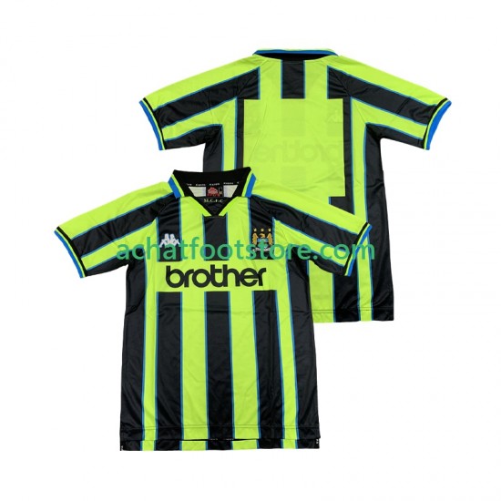 Maillot Manchester City Rétro Extérieur Tenue pour Homme 1988 2002 Manche Courte