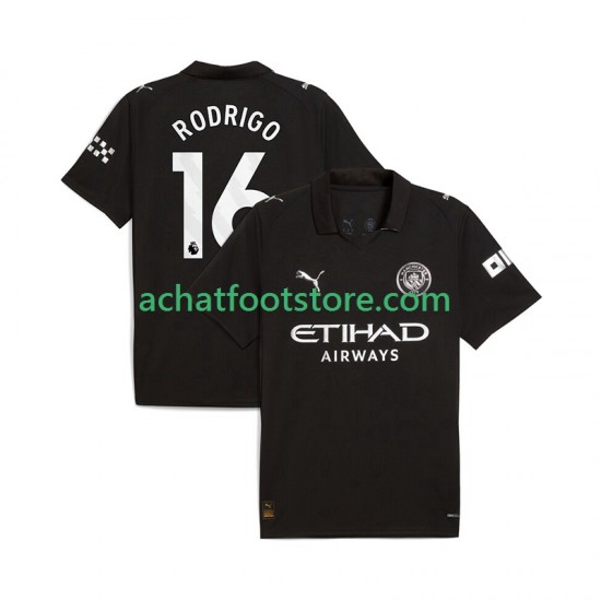 Maillot Manchester City Rodrigo Hernandez 16 Extérieur Tenue pour Homme 2025-2026 Manche Courte