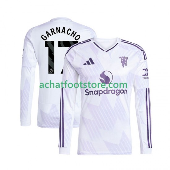 Maillot Manchester United Alejandro Garnacho 17 Extérieur Tenue pour Homme 2025-2026 Manche Longue