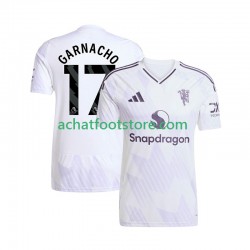 Maillot Manchester United Alejandro Garnacho 17 Extérieur Tenue pour Homme 2025-2026 Manche Courte
