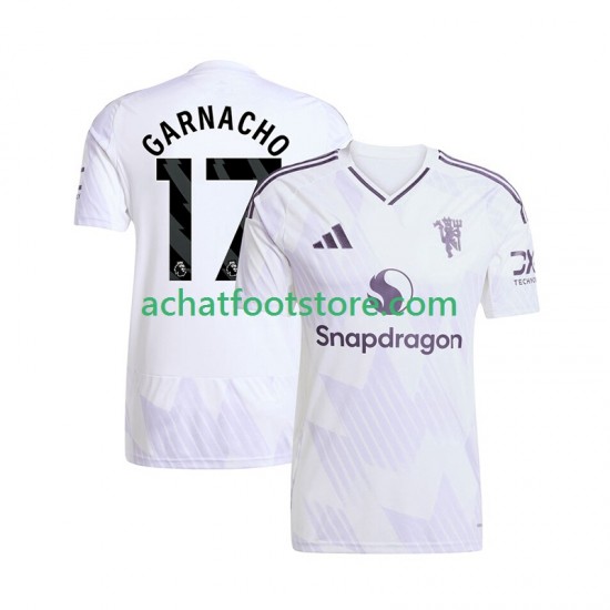 Maillot Manchester United Alejandro Garnacho 17 Extérieur Tenue pour Homme 2025-2026 Manche Courte