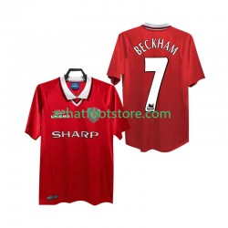 Maillot Manchester United BECKHAM 7 Rétro Domicile Tenue pour Homme 2002 2022 Manche Courte