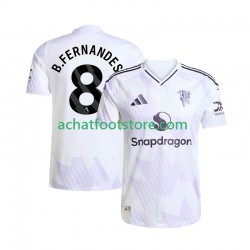 Maillot Manchester United Bruno Fernandes 8 Extérieur Tenue pour Homme 2025-2026 Manche Courte