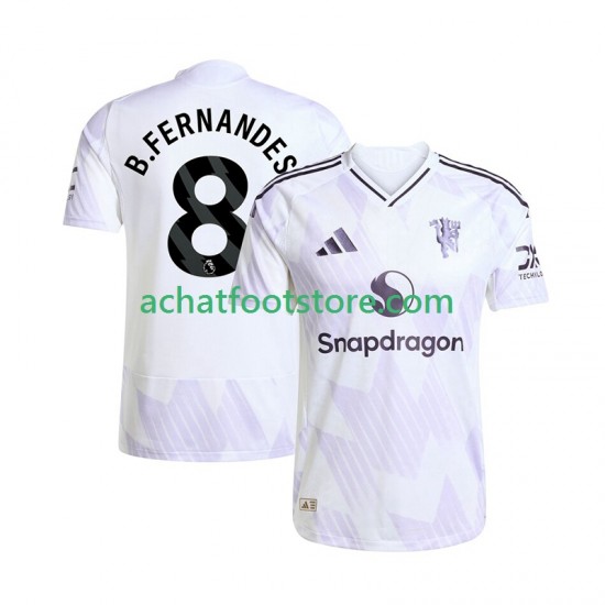 Maillot Manchester United Bruno Fernandes 8 Extérieur Tenue pour Homme 2025-2026 Manche Courte