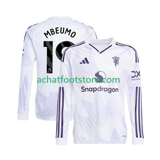 Maillot Manchester United Bryan Mbeumo 19 Extérieur Tenue pour Homme 2025-2026 Manche Longue