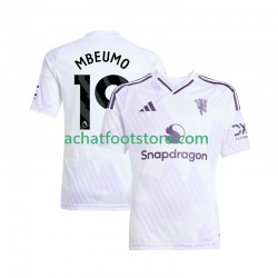 Maillot Manchester United Bryan Mbeumo 19 Extérieur Tenue pour Homme 2025-2026 Manche Courte
