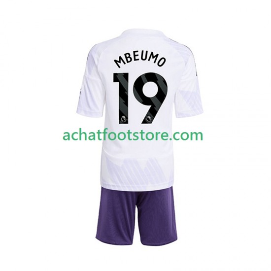 Maillot Manchester United Bryan Mbeumo 19 Extérieur Tenue pour Enfant 2025-2026 Manche Courte