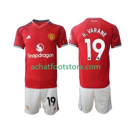 Maillot Manchester United Bryan Mbeumo 19 Domicile Tenue pour Enfant 2025-2026 Manche Courte
