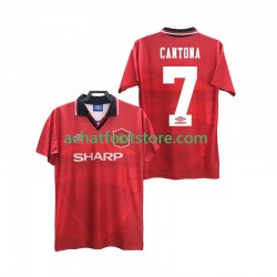 Maillot Manchester United CANTONA 7 Rétro Domicile Tenue pour Homme 1994 1996 Manche Courte