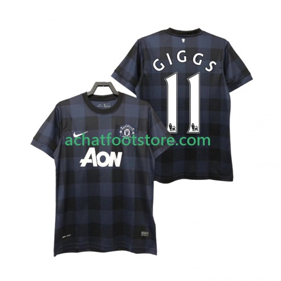 Maillot Manchester United GIGGS 11 Rétro Extérieur Tenue pour Homme 2013 2014 Manche Courte