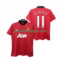 Maillot Manchester United GIGGS 11 Rétro Domicile Tenue pour Homme 2013 2014 Manche Courte