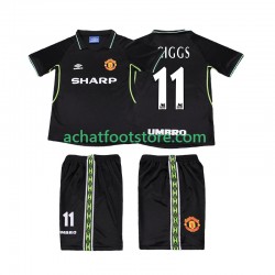 Maillot Manchester United GIGGS 11 Rétro 3ème Tenue pour Enfant 1988 2002 Manche Courte