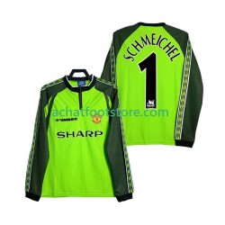 Maillot Manchester United SCHMEICHEL 1 Gardien Rétro Domicile Tenue pour Homme 1988 2022 Manche Longue