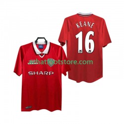 Maillot Manchester United Keane 16 Rétro Domicile Tenue pour Homme 2002 2022 Manche Courte