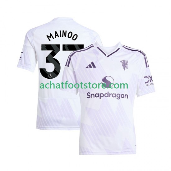 Maillot Manchester United Kobbie Mainoo 37 Extérieur Tenue pour Homme 2025-2026 Manche Courte