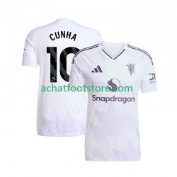 Maillot Manchester United Matheus Cunha 10 Extérieur Tenue pour Homme 2025-2026 Manche Courte