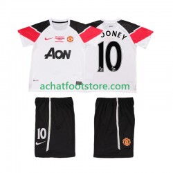 Maillot Manchester United ROONEY 10 Champions League Rétro 3ème Tenue pour Enfant 2011 2012 Manche Courte