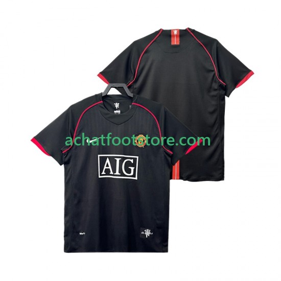 Maillot Manchester United Rétro Extérieur Tenue pour Homme 2007 2008 Manche Courte