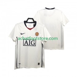 Maillot Manchester United Premier League Rétro Extérieur Tenue pour Homme 2008 2009 Manche Courte