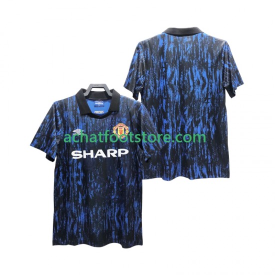 Maillot Manchester United Rétro Domicile Tenue pour Homme 1993 Manche Courte