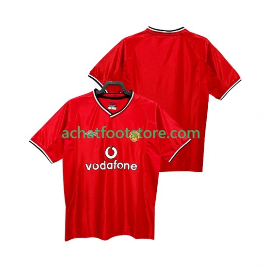 Maillot Manchester United Rétro Domicile Tenue pour Homme 2022 2010 Manche Courte