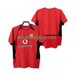 Maillot Manchester United Rétro Domicile Tenue pour Homme 2010 1999 Manche Courte