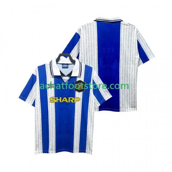 Maillot Manchester United Rétro 3ème Tenue pour Homme 1994 1996 Manche Courte