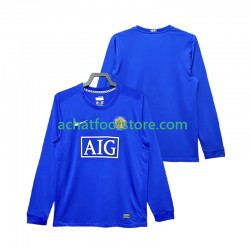 Maillot Manchester United Rétro 3ème Tenue pour Homme 2008 2009 Manche Longue Maillot Manchester United Rétro 3ème Tenue pour Homme 2008 2009 Manche Longue