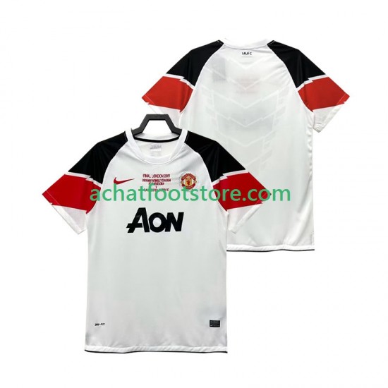 Maillot Manchester United Champions League Rétro 3ème Tenue pour Homme 2011 2012 Manche Courte