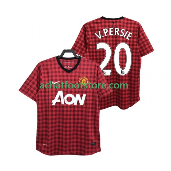 Maillot Manchester United V PERSIE 20 Rétro Domicile Tenue pour Homme 2012 2013 Manche Courte