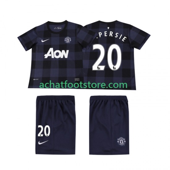 Maillot Manchester United V PERSIE 20 Rétro Extérieur Tenue pour Enfant 2013 2014 Manche Courte