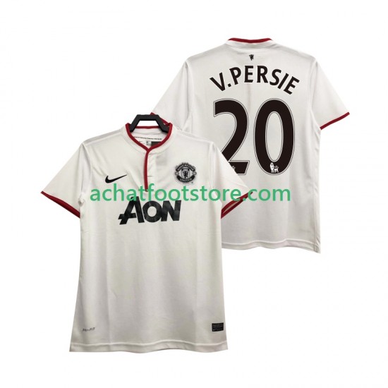 Maillot Manchester United V PERSIE 20 Rétro 3ème Tenue pour Homme 2013 2014 Manche Courte
