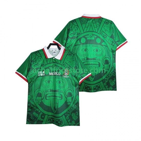 Maillot Mexique Rétro Domicile Tenue pour Homme 1988 Manche Courte