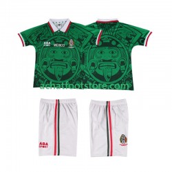 Maillot Mexique Rétro Domicile Tenue pour Enfant 1988 Manche Courte Maillot Mexique Rétro Domicile Tenue pour Enfant 1988 Manche Courte