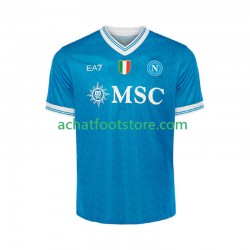 Maillot Naples Domicile Tenue pour Homme 2025-2026 Manche Courte