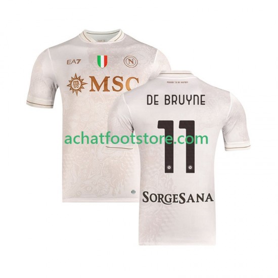 Maillot Naples Kevin De Bruyne 11 Extérieur Tenue pour Homme 2025-2026 Manche Courte