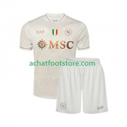 Maillot Naples Extérieur Tenue pour Enfant 2025-2026 Manche Courte
