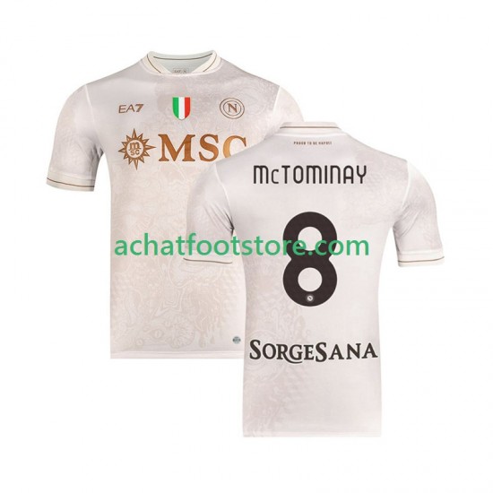 Maillot Naples Scott McTominay 8 Extérieur Tenue pour Homme 2025-2026 Manche Courte