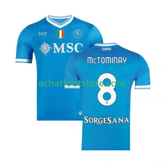 Maillot Naples Scott McTominay 8 Domicile Tenue pour Homme 2025-2026 Manche Courte