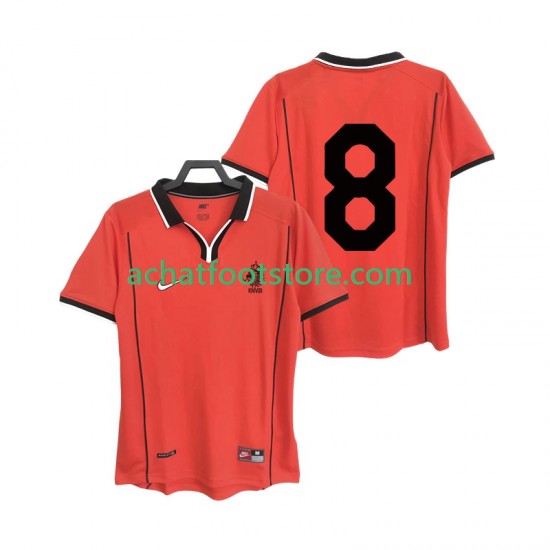 Maillot Pays-Bas 8 Rétro Domicile Tenue pour Homme 1988 Manche Courte