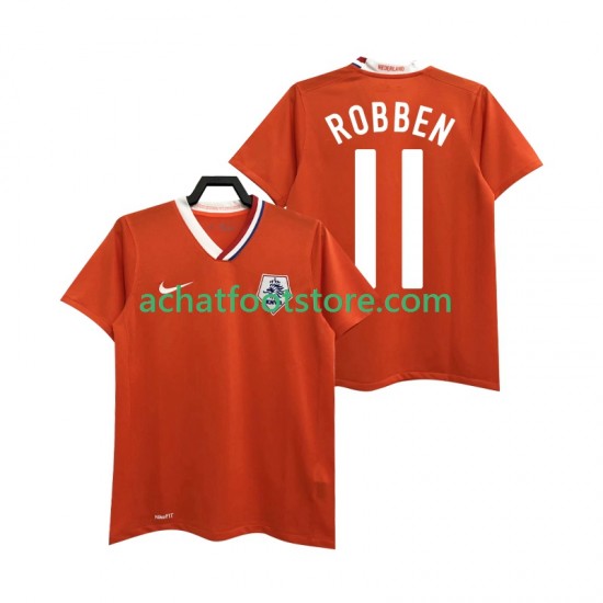 Maillot Pays-Bas ROBBEN 11 Rétro Domicile Tenue pour Homme 2008 Manche Courte