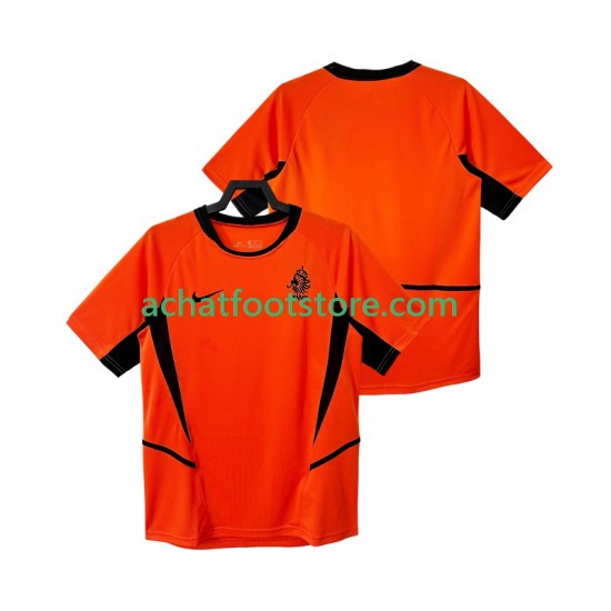 Maillot Pays-Bas Rétro Domicile Tenue pour Homme 2010 Manche Courte