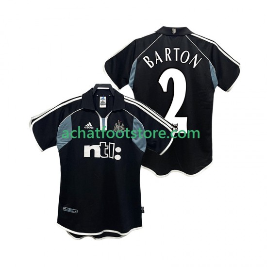 Maillot Newcastle United BARTON 2 Rétro Extérieur Tenue pour Homme 2022 2011 Manche Courte