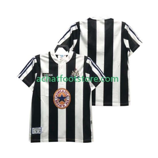 Maillot Newcastle United Rétro Domicile Tenue pour Homme 1995 2004 Manche Courte