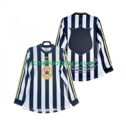 Maillot Newcastle United Rétro Domicile Tenue pour Homme 2004 2002 Manche Longue