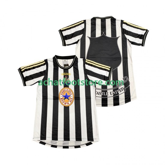 Maillot Newcastle United Rétro Domicile Tenue pour Homme 2004 2002 Manche Courte