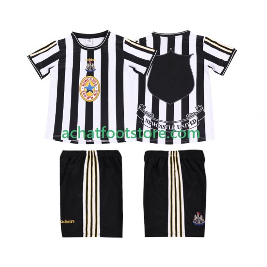 Maillot Newcastle United Rétro Domicile Tenue pour Enfant 2004 2002 Manche Courte