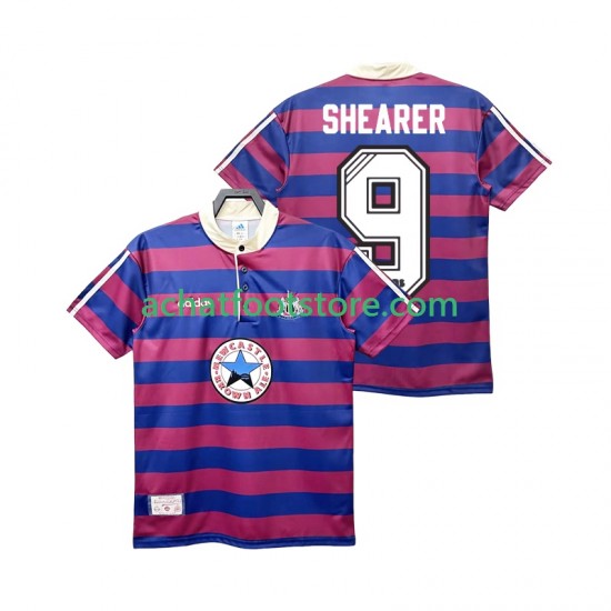 Maillot Newcastle United SHEARER 9 Rétro Extérieur Tenue pour Homme 1995 2004 Manche Courte