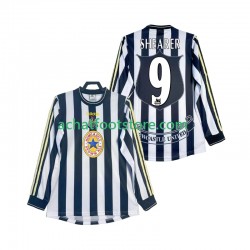 Maillot Newcastle United SHEARER 9 Rétro Domicile Tenue pour Homme 2004 2002 Manche Longue