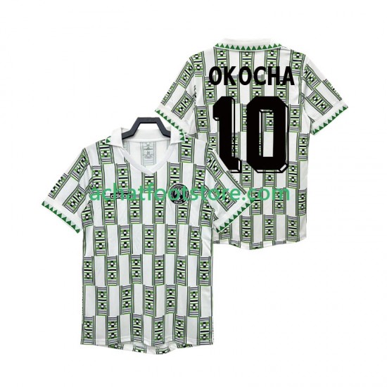 Maillot Nigeria OKOCHA 10 Rétro Extérieur Tenue pour Homme 1994 Manche Courte